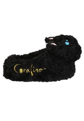 Vista 5 de Pantuflas de Adulto Coraline Gato Multicolor
