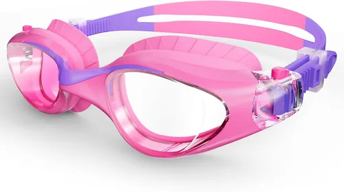 Vista 10 de Swim Goggles for Kids 6-14, Anti-Fog UV Protection Clear Swimming Goggles, Leakproof Pool Swim Goggles for Boys Girls