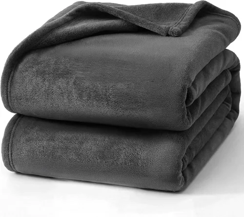 Vista 32 de Hansleep Manta de forro polar para sofá beige, súper suave manta de franela esponjosa y acogedora para todas las estaciones, beige, manta de 50x60