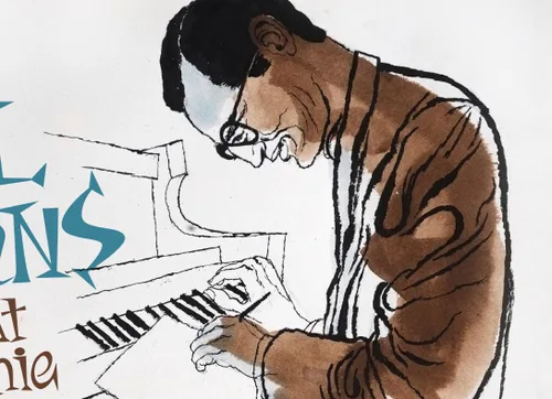 Vista 5 de Bill Evans poster, Bill Evans print, Live at Ronnie Scott's album cover print, Bill Evans art, Jazz wall decor, Jazz poster, Jazz art, Jazz album