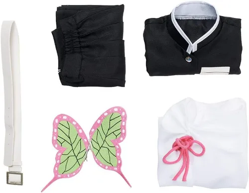 Vista 6 de Kanao Tsuyuri - Disfraz de cosplay para fiesta de Halloween, uniforme de bata para niños y niñas