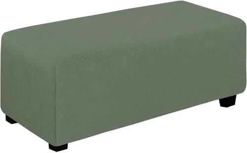 Vista 11 de Easy-Going Funda Elástica para Otomana Taburete de Almacenamiento Plegable Protector de Muebles Funda Rectangular Suave con Parte Inferior Elástica