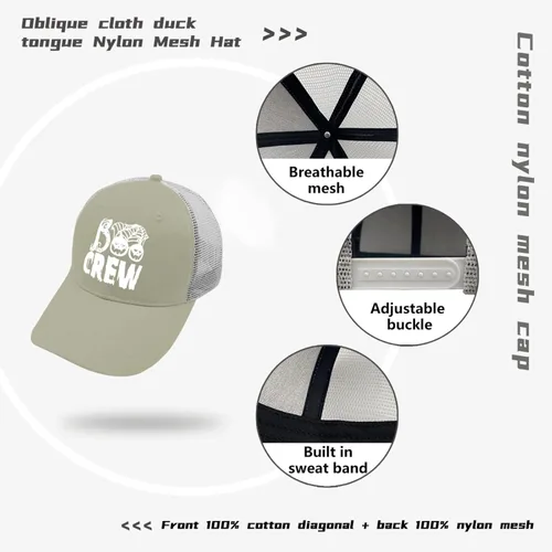 Vista 7 de Sombrero de camionero divertido Helloween ajustado para hombres, sombreros de camionero para mujeres, de moda, Boo Boo Boo, peso ligero, sombrero