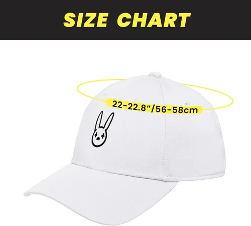 Vista 3 de AFOGELK Gorra de béisbol de conejito negro bordada para papá