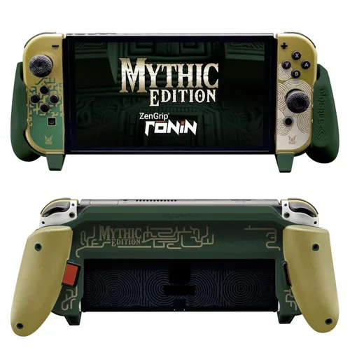 Vista 7 de Satisfye Inc - ZenGrip Ronin Mythic Slim Bundle, Accessories Compatible with Nintendo Switch & OLED - The Bundle includes Mythic Ronin ZenGrip and