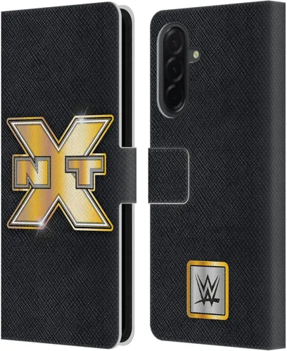 Vista 78 de Head Case Designs Officially Licensed WWE Cruiserweight Champion Title Belts Leather Wallet Case Compatible with Samsung Galaxy A07 4G Campeón