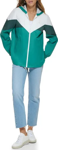 Vista 2 de Levi's Cortavientos de bloque de color de nailon para mujer