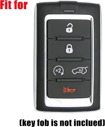 Vista 2 de 2 fundas de goma para llavero Coolbestda 5B para Jeep Grand Cherokee L Grand Wagoneer L Wagoneer Grand Cherokee L Wagoneer L Wagoneer Grand Cherokee