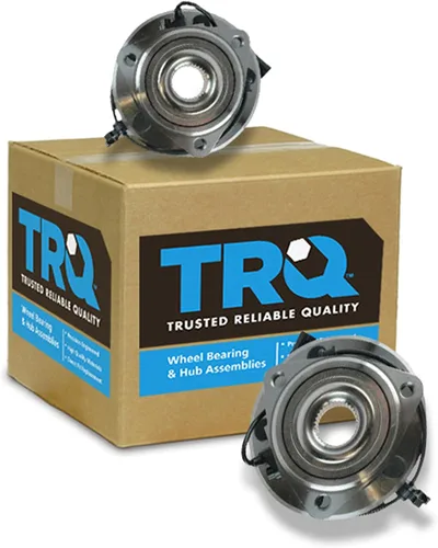 Vista 82 de TRQ Juego de 2 rodamientos de rueda delantera y conjunto de cubo compatible con Tesla 3 2020 Y 2018-2019 para Tesla 3 2020 Tesla Y AWD 2018-2019
