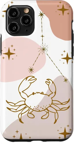 Vista 29 de Cancer Celestial Zodiac Sign Constellation Pastel Aesthetic Case for iPhone 17