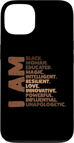 Vista 7 de I Am Black Woman Melanin Africa Pride History BHM Women Gift Case for iPhone 17