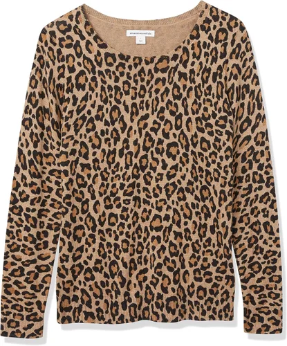 Vista 6 de Tienda Essentials - Suéter de cuello redondo, ligero y de manga larga para mujer (disponible en talla extragrande)
