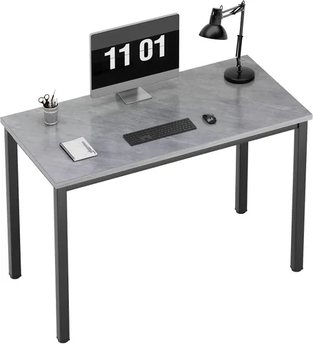 Vista 21 de Need Escritorio pequeño para computadora, mesa de escritura resistente de 31.5 pulgadas, estrecho, negro