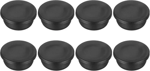 Vista 181 de MECCANIXITY - Tapones de silicona en forma de T (26mm, 1 pulgada de diámetro), color negro