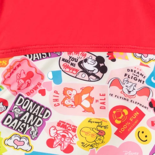 Vista 5 de Disney Mickey Mouse Minnie Mouse - Traje de baño de una pieza para niñas pequeñas