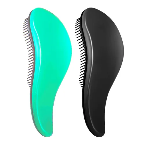Vista 12 de WYNK Cepillo desenredante para adultos y niños, peine desenredante, herramientas y aparatos de peinado para cabello