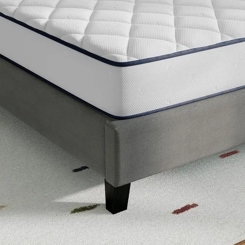 Vista 6 de Novilla Colchón individual de 6 pulgadas, colchón híbrido de espuma y resortes para un sueño reparador, colchón individual para niños, firmeza