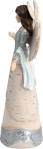 Vista 3 de Elements 82310 - Figura coleccionable de ángel de la guarda, ángel con halo, 9 pulgadas