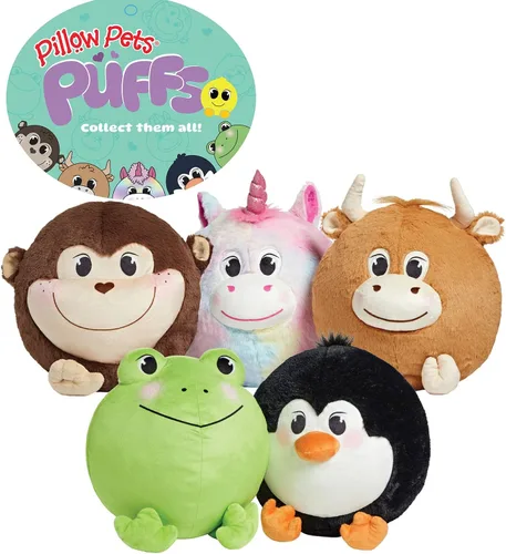 Vista 6 de Pillow Pets Mono, juguete de peluche de peluche de 10 pulgadas