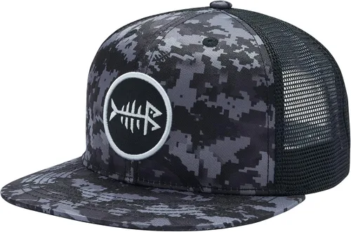 Vista 27 de BASSDASH Gorra de Camionero de Ala Plana Ajustable con Snapback y Malla para Hombres y Mujeres