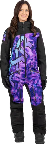 Vista 9 de FXR Monosuit CX Lite 2025 para mujer (negro/camuflaje militar/E.Pink - 10)