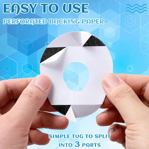 Vista 5 de TrelaCo Paquete de 48 parches adhesivos G7 impermeables con parche G7, parche flexible con sensor CGM, fácil de usar, vendaje transpirable, sin