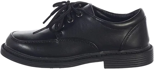 Vista 5 de Lito Children's Wear Zapatos de vestir para niños, con cordones, para boda, graduación, formal, mate