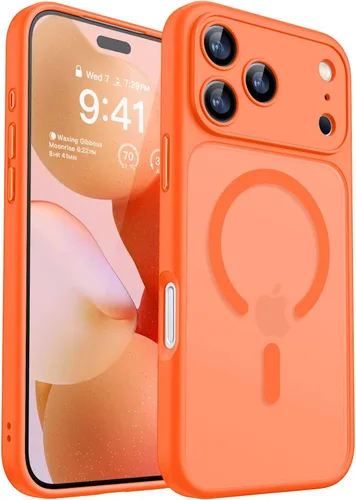 Vista 34 de CANSHN Funda magnética compatible con iPhone Air (6.5 pulgadas), mejorada [protección completa de la cámara] [compatible con Magsafe]