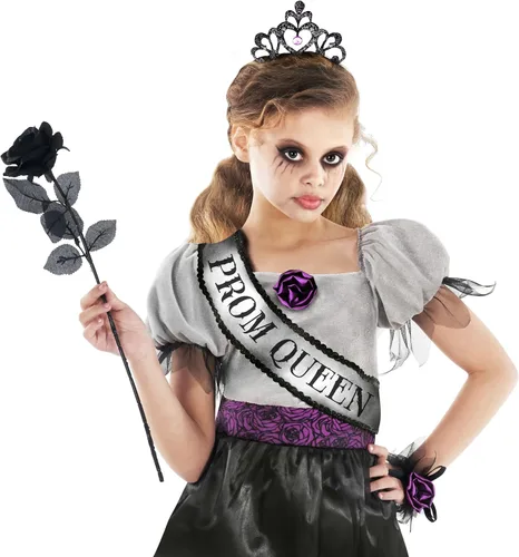 Vista 5 de Morph Costumes Spooky Prom Queen Costume for Girls - Scary Costumes Girls, Scary Halloween Costumes Girls, Scary Girl Costume
