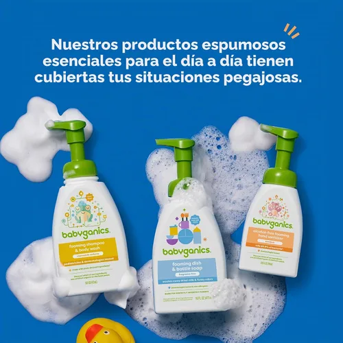 Vista 9 de Champú y jabón corporal Babyganics, 16 onzas (paquete de 3), el empaque puede variar, 3, 3