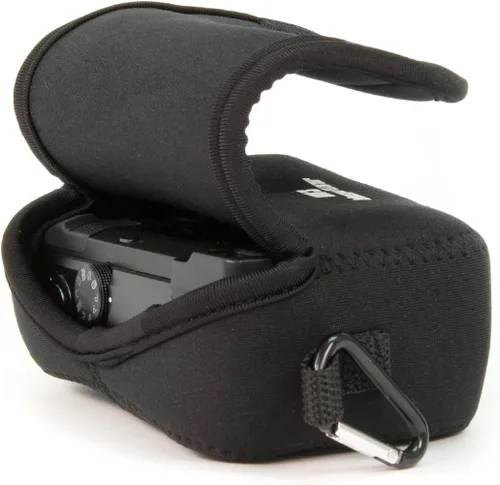 Vista 4 de Megagear Canon Powershot Sx730 Hs, Sx720 Hs, Sx710 Hs, G16, G15 Funda de neopreno ultra ligera para cámara, con mosquetón, color negro - MG1245