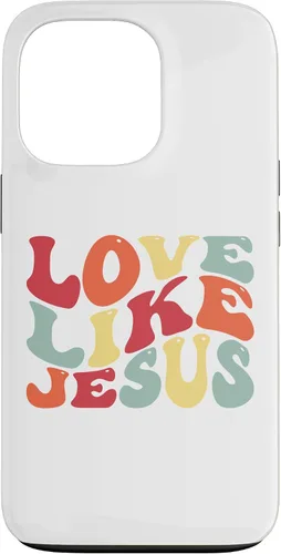 Vista 10 de Funda bíblica cristiana para iPhone 12 Pro Max Love Like Jesus