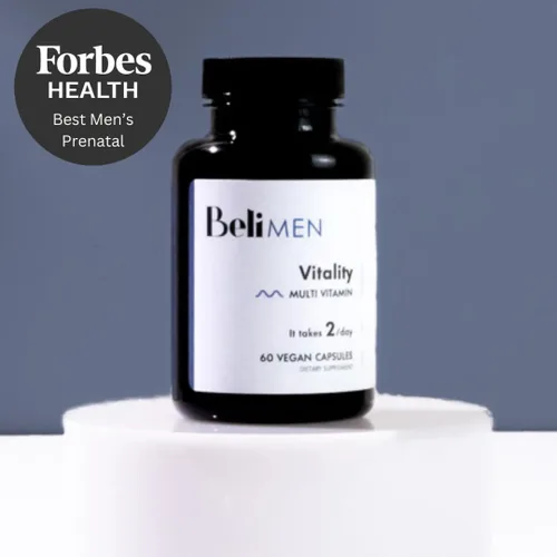 Vista 3 de Beli Apoyo de fertilidad multivitamínico prenatal para hombres, salud mejorada de los espermatozoides, recuento de espermatozoides y motilidad