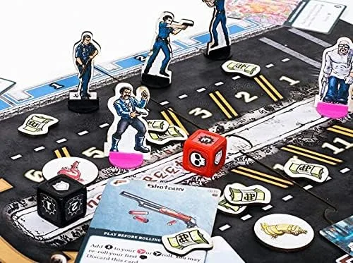 Vista 4 de BoardGame Thug Life The Board Game (2-6 Homies) una carta de amor a la lucha urbana en todo Estados Unidos. Inspirado en la cultura callejera de Los