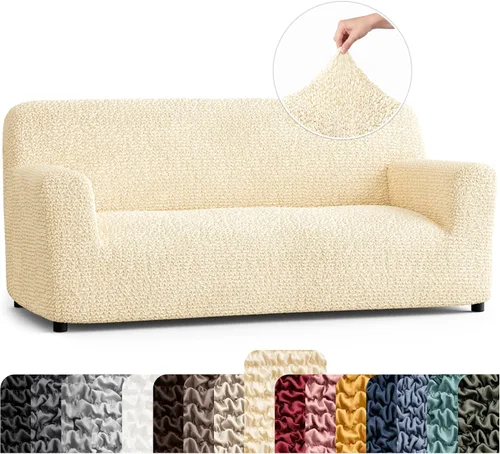 Vista 54 de PAULATO BY GA.I.CO. Funda para Silla - Funda para Sillón - Funda para Sillón - Funda de Tela Suave - Protector de Muebles Elegante de Ajuste Ceniza