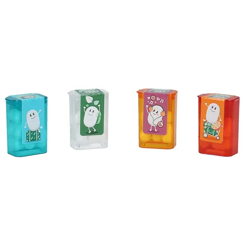 Vista 7 de Caja de TIC TAC con 60 Mini Cajas (Menta, Naranja, Menta Verde, Melocotón y Maracuyá) 234g de Tic Tac