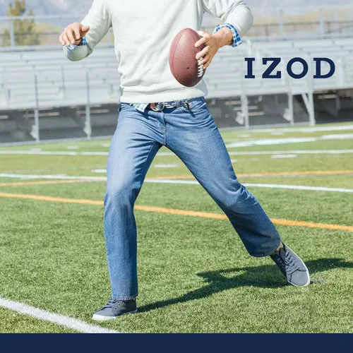 Vista 4 de IZOD Pantalones de mezclilla Comfort Stretch para hombre
