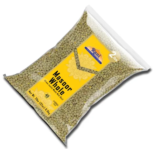 Vista 8 de Rani Masoor Enteras (Lentejas verdes enteras con piel) 32 onzas (2 libras) 32.03 oz ~ Todo natural Vegano Apto para gluten Sin OMG Kosher