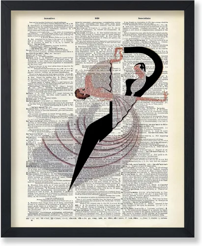 Vista 15 de Poster Master Póster de Arte del Diccionario - Impresión Retro de Mujer Soldadora - Arte de Sándwich de Queso a la Parrilla - Regalo para Ella