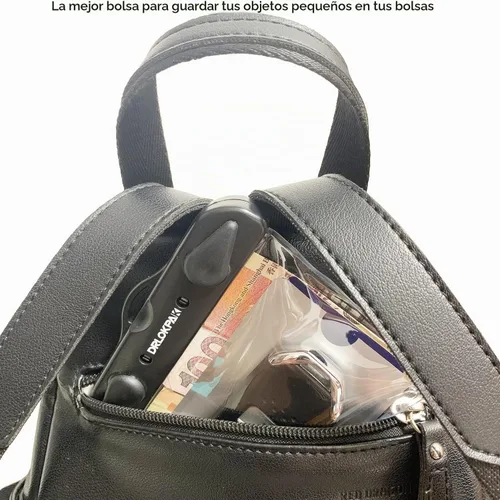 Vista 9 de DRLOKPAK Cartera sumergible impermeable 2Pack Dry Car Key FOB Case Bag Negro y anaranjado