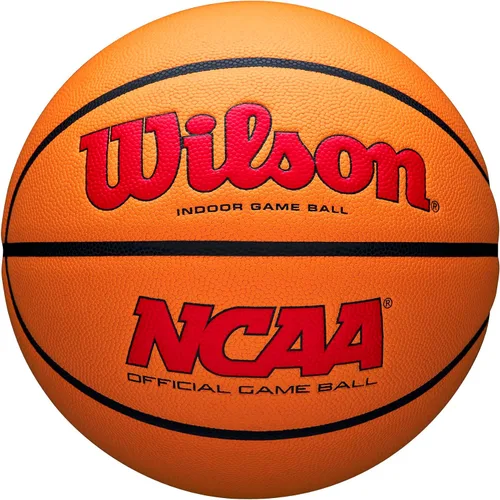 Vista 16 de Wilson NCAA Evo NXT Balones de Baloncesto Oficiales para Juegos en Interiores - Tamaños 6 y 7
