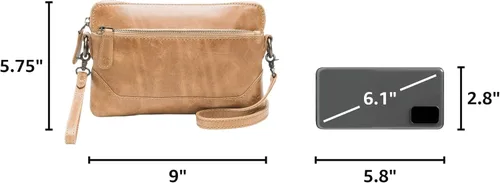 Vista 3 de Frye Melissa - Bandolera de muñeca Beige