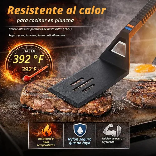 Vista 3 de Utheer Plancha de hierro fundido de 17 x 13 pulgadas para parrilla de gas