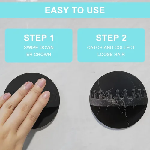 Vista 8 de Colector de cabello con succión para montaje en pared, 2 piezas, trampa para drenaje de ducha, recolector de pelo reutilizable para pared de ducha