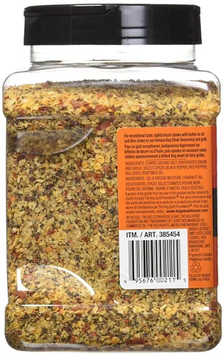 Vista 4 de The Keg Steakhouse - Condimento para carne sin gluten, sin MSG añadido, 2.4 lbs 38.8 oz {Importado de Canadá}