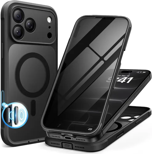 Vista 41 de BERFY for iPhone 12 Pro Max Case, Fit for Magsafe Negro