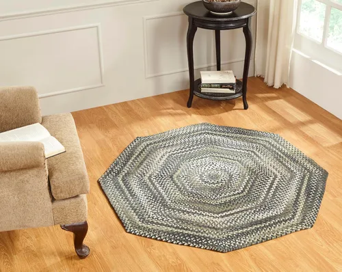 Vista 40 de Better Trends Alfombra trenzada degradada, ovalada, reversible y duradera, 100% algodón suave, ideal para cocina, sala de estar, dormitorio, tapete