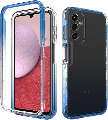 Vista 23 de Pzwoxukhov Funda para Xiaomi Poco M3 M2010J19CG M2010J19CI Caso, alta transparencia, color degradado, funda de absorción de impactos anticaída
