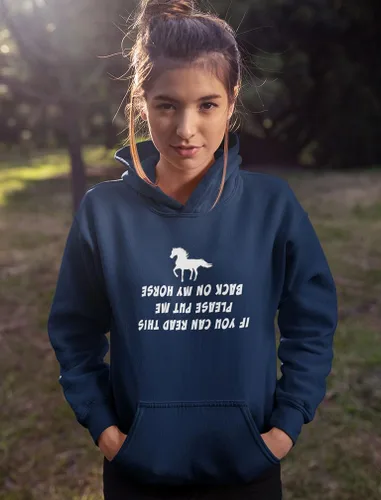 Vista 2 de Tstars Horse Gifts for Women Teen Girls Equestrian Horses Sayings Funny Hoodies