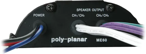 Vista 2 de Poly-Planar ME-60 Amplificador de 4 canales - 120 vatios